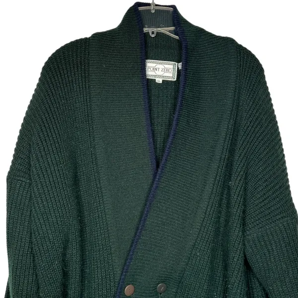 Vintage Point Zero Acrylic‎ Cardigan Sweater - Image 2