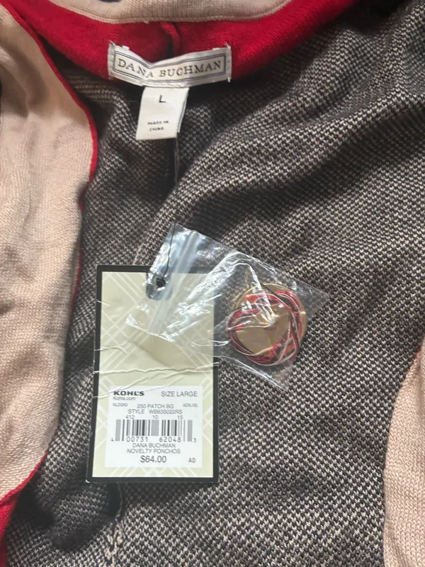 Dana Buchman Asymmetrical Poncho - Image 3