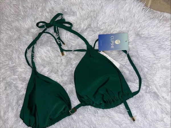 Cupshe Sweet Pick Green Swimsuit Set - Image 6