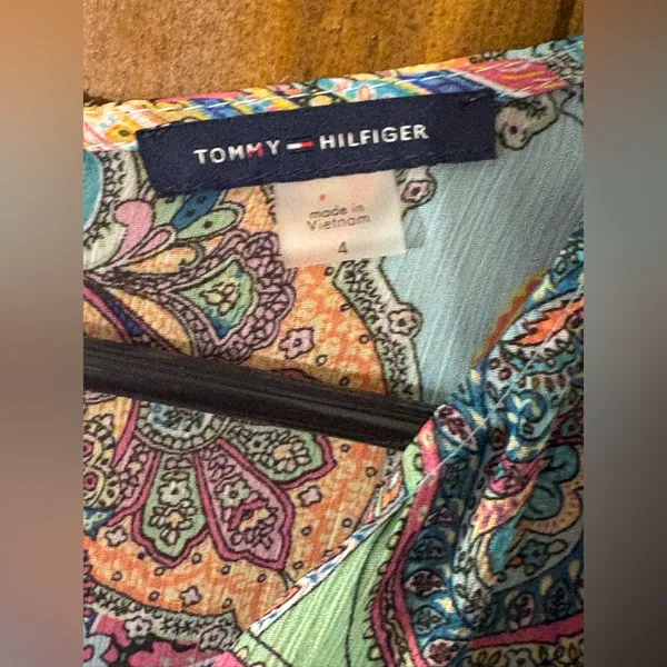 Tommy Hilfiger Colorful Paisley High Low Dress - Image 2