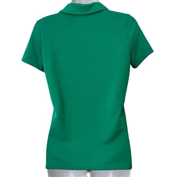 Alo Kelly Emerald Green Polo Short Sleeve Collared Tee T-Shirt size XS Tennis - Image 4