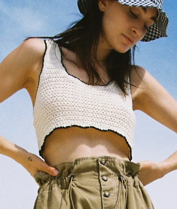 Urban Outfitters crochet tank and skirt set - Image 2