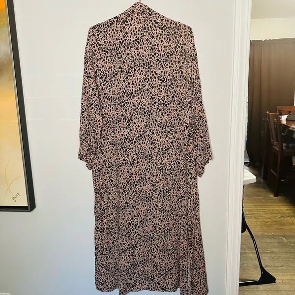 NWT Free People Daria Lepoard Cheetah Print Dress Duster Jacket Size Small - Image 5