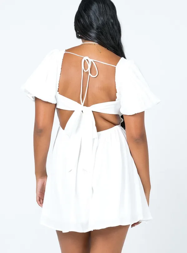 Princess Polly Dani Mini Dress in White - Image 5