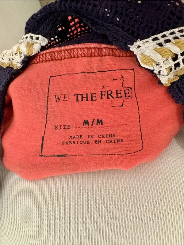 Free People Customized Crochet Tee - Image 4