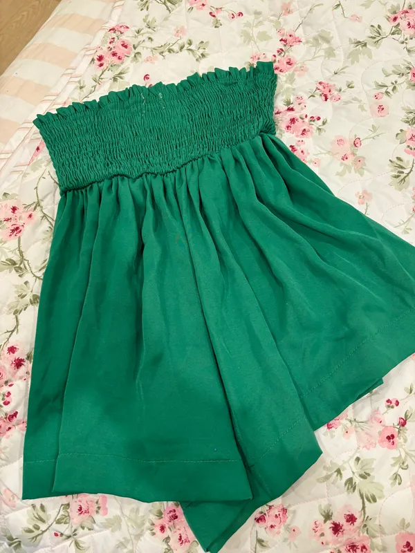 TCEC Green Smocked Shorts - Image 4