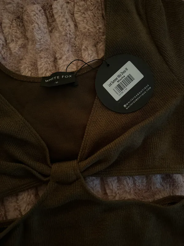 Last Summer Mocha Mini Dress - Image 3