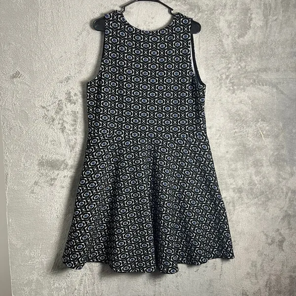 Leota Dia &‎ CO Geo Jacquard Dress Size 2L Black New - Image 4