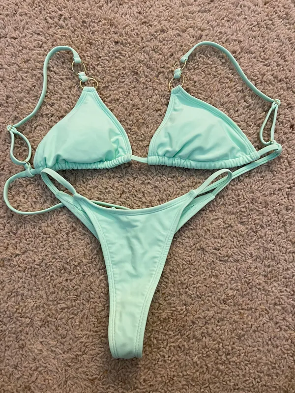 Wild Fable Light Green Bikini Set - Image 3