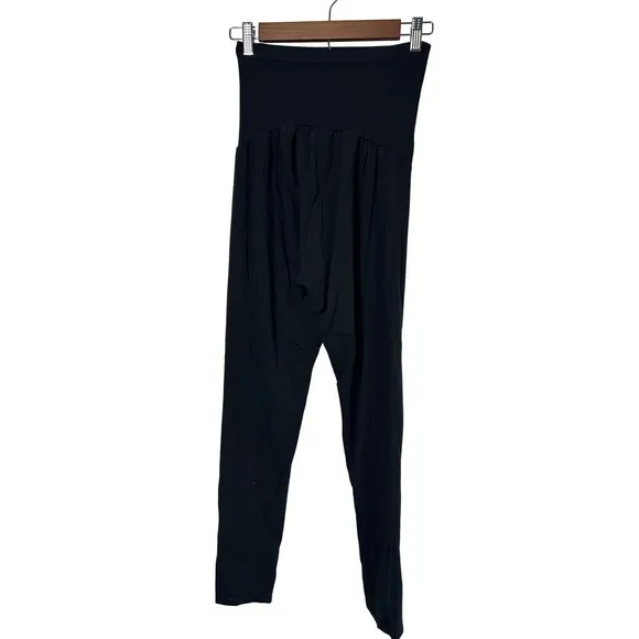 Motherhood Maternity Women Medium Black Leggings Versatile Casual Relaxed Lightweight - Image 2
