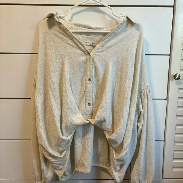 Free People Rockaway Top Ivory - Image 3