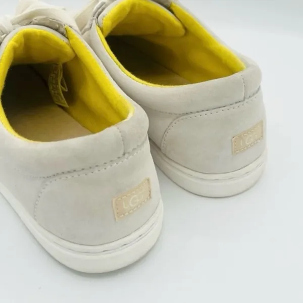 Ugg Australia Karine Sneaker Suede Lace Up Shoe off White Lily size 8 - Image 8