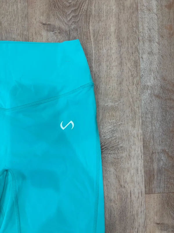 TLF Green Seamless Biker shorts Size M - Image 4