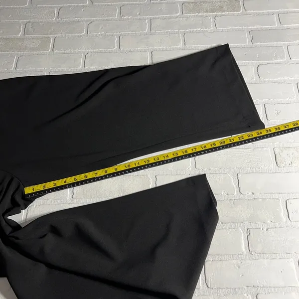 Express Trouser High Rise Pants Womens Large Black Solid Work Career Office New‎ - Image 11