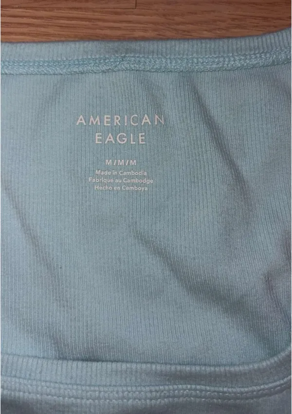 American Eagle American Tank Eagle Cropped Top - Image 2