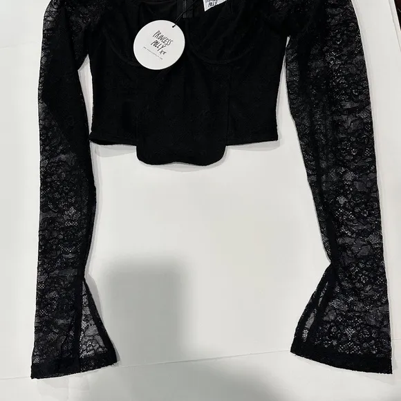 PRINCESS POLLY Purnell Lace Top Black - Size 4 - NEW With Tags - In Bags.‎ - Image 6