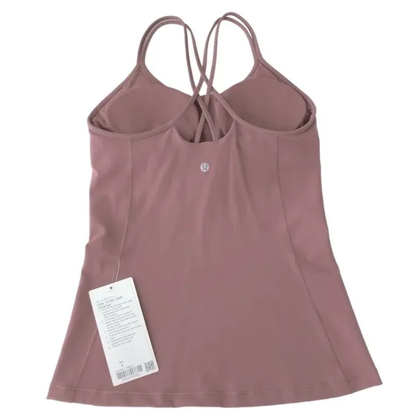 Lululemon Free To Be Tank Everlux Red Dust Sz 6 - Image 3