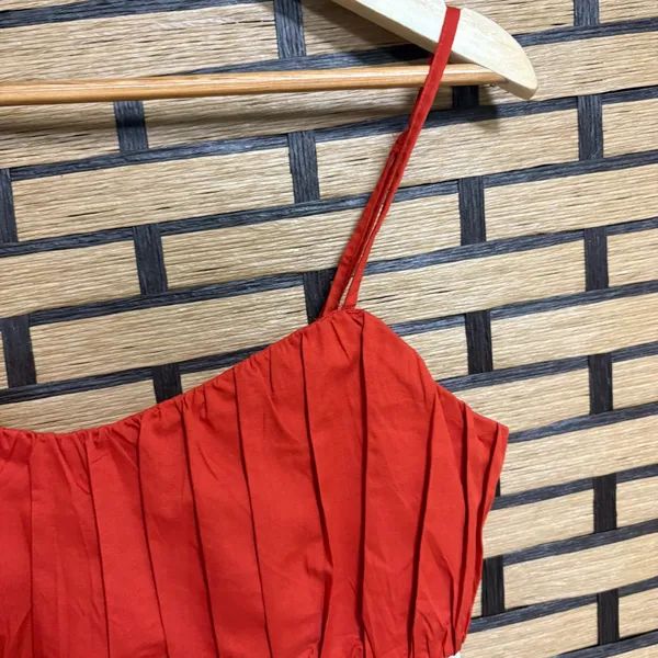 Abercrombie & Fitch Orange Crop Tank Top Size Medium‎ - Image 3