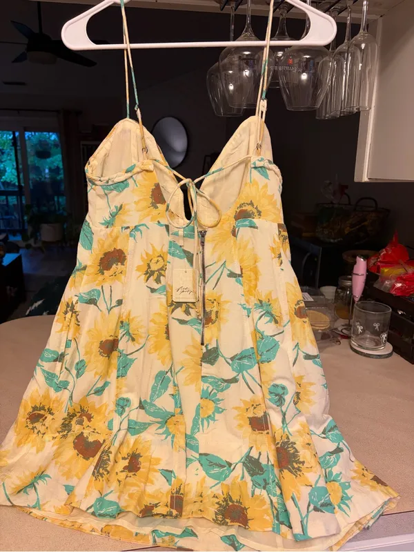 Nwt Free People Altura Printed Mini Dress - Image 4