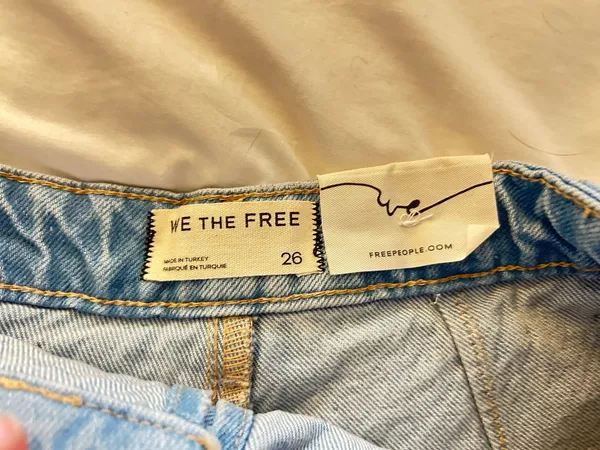 free people denim mini skirt - Image 3