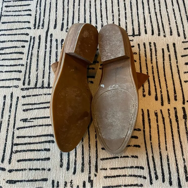 Lucky Brand Caramel Brown Leather Almond Toe Ankle Boots Size 10 - Image 7