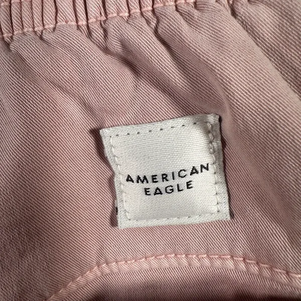 American Eagle Women’s XL Pull On Shorts Mauve Pink Elastic Waist Drawstring - Image 7