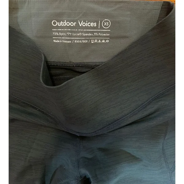 Outdoor Voices Size XS ‎ Gray Warm Up Leggings - Image 3
