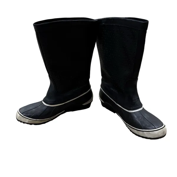 Sorel Boots Womens Size 11 Sorellington Black Tall Rain Waterproof MidCalf Boots - Image 4