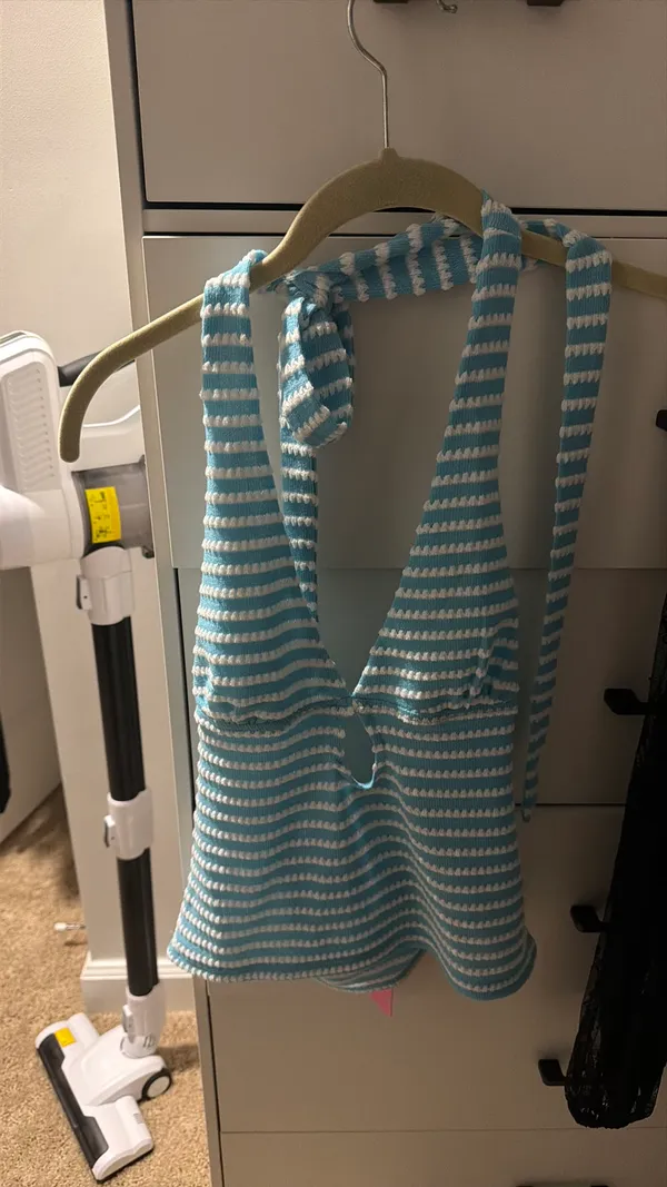 Turquoise Halter Tank Edikted  - Image 3