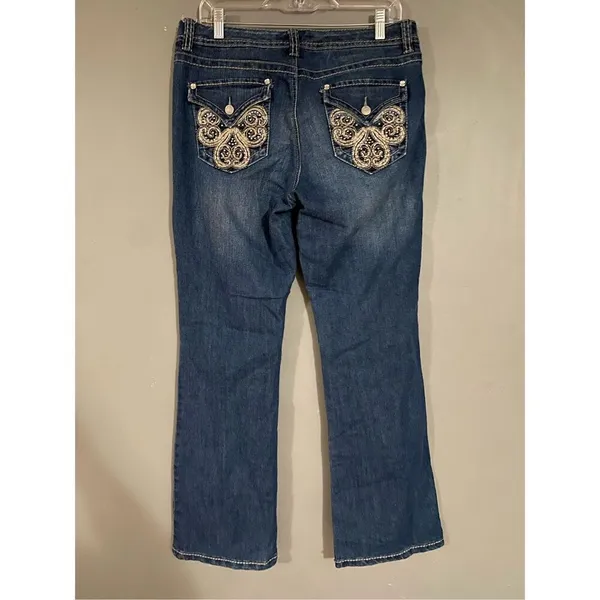 Nine West Medium Wash Bootcut Jeans Size 10/30 - Image 5