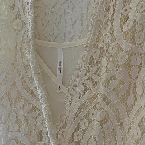 Free People Heart in Two Cream Ivory Lace Dress - Image 7