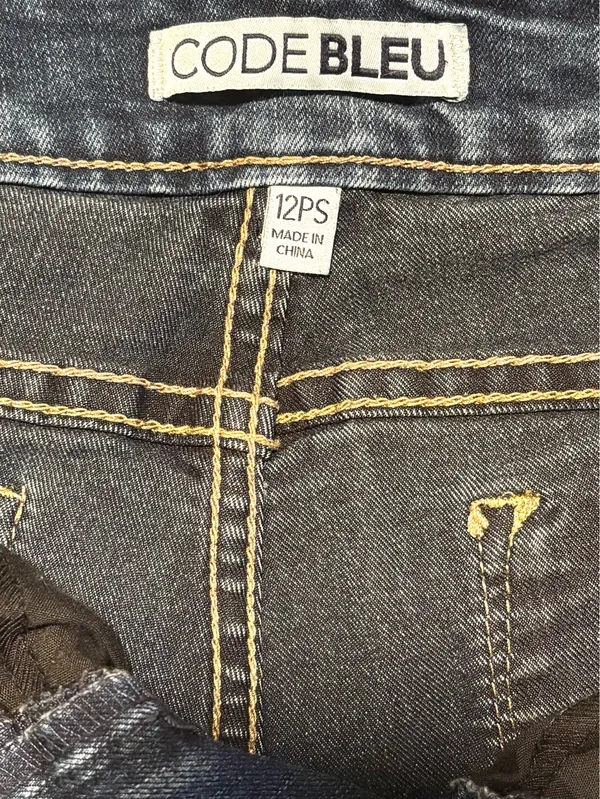 Code Bleu Jeans size 12PS Blue - Image 4