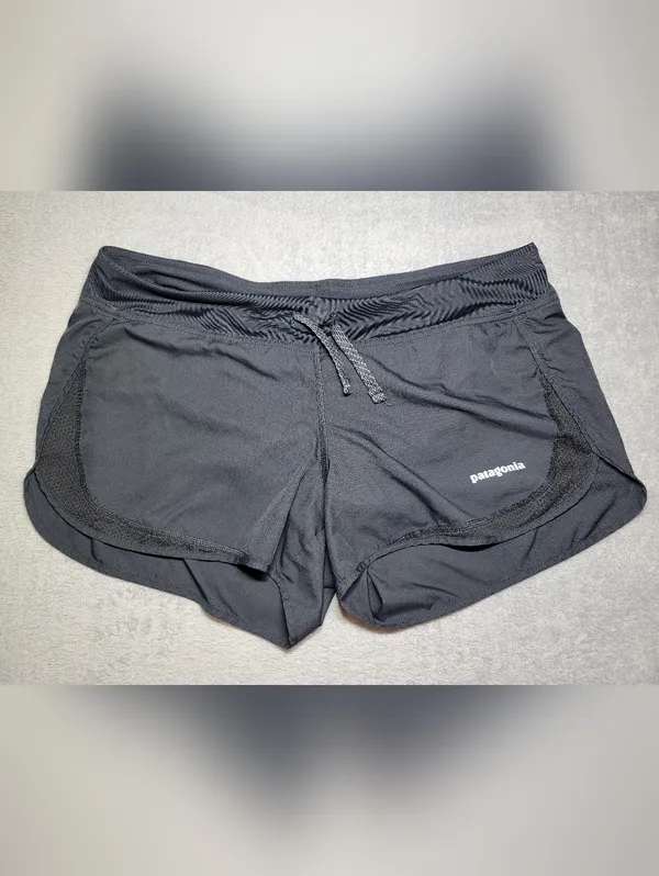 Patagonia Black Strider Running Shorts Size Medium M - Image 4