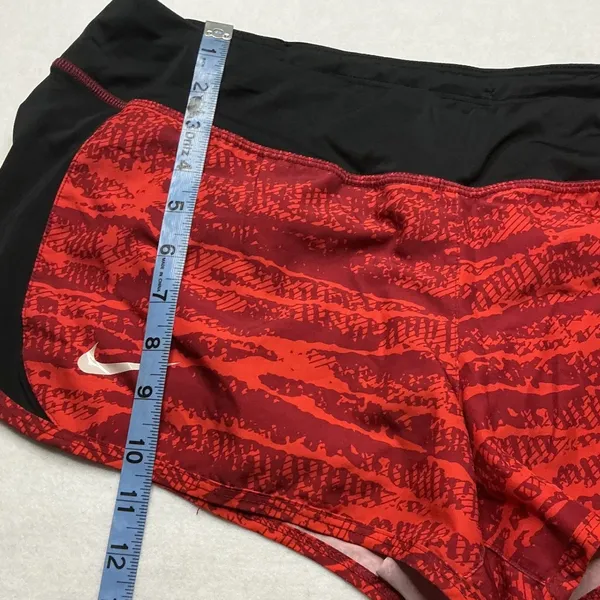 Nike Arizona Cardinals NFL Team Apparel Dri-FIT Running Shorts Red Black‎ Large - Image 8