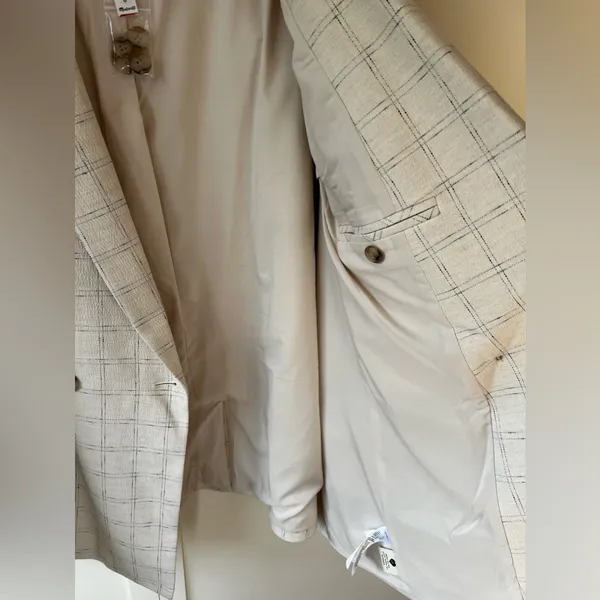 Madewell Women’s NWT Plus‎ Caldwell Double-Breasted Blazer Ghent Plaid Size 4X - Image 11