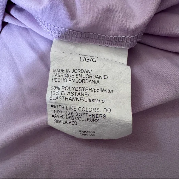 UNDER ARMOUR lavender Rush tee shirt, size L, unisex - Image 7