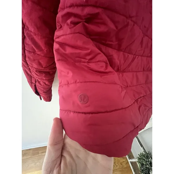 Lululemon Switch Please Scarlet Reversible Button Shacket‎ Jacket size 4 Red - Image 5