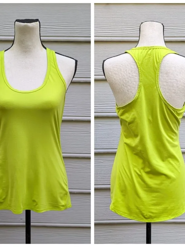 Athleta Chi Racerback Tank Top | Athleta Neon Tank Top | Athleta Chi Tank Top - Image 9
