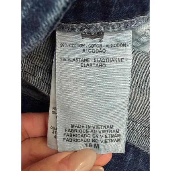 Levi's Classic Bootcut Jeans Women 16M Dark Wash Stretch Flattering Everyday Den - Image 6