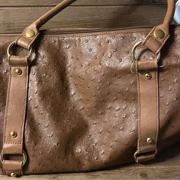 Avon Faux Leather Exterior Brown Bags & Handbags for Women brown - Image 2