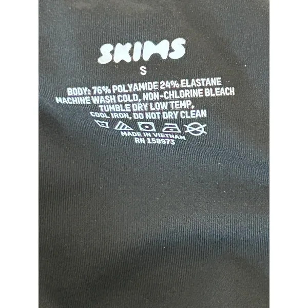 Skims Fits Everybody Wrap Long Slip Dress - Onyx Size Small NWT Authentic - Image 8