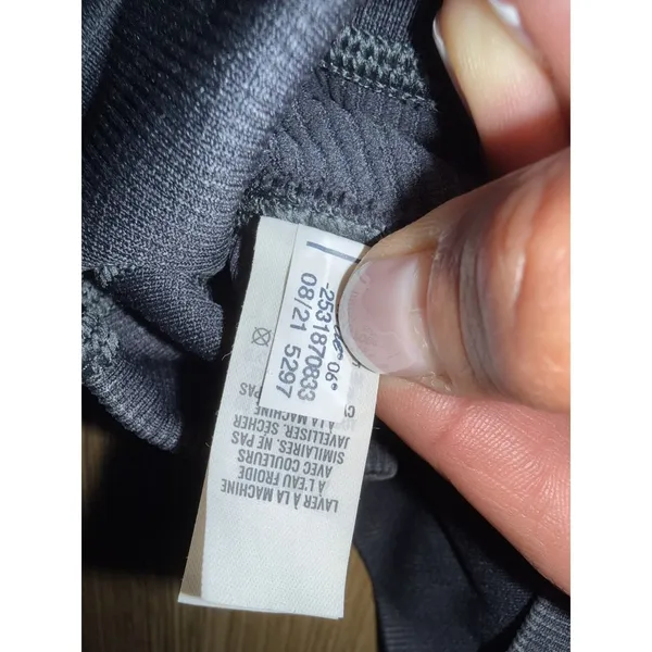 Offline by Aerie Women's Sz XXS Gray Ribbed Knit Thermal‎ Athletic Leggings - Image 6