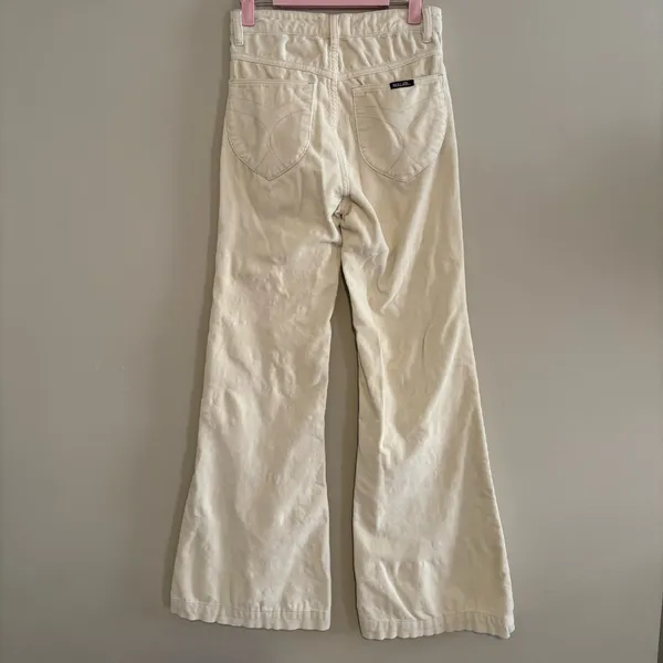 Rolla’s East Coast Flare Jeans Cream - Image 4