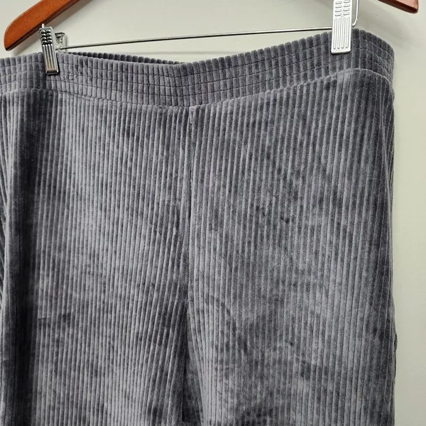 Aerie Gray Ribbed Leggings - Image 2