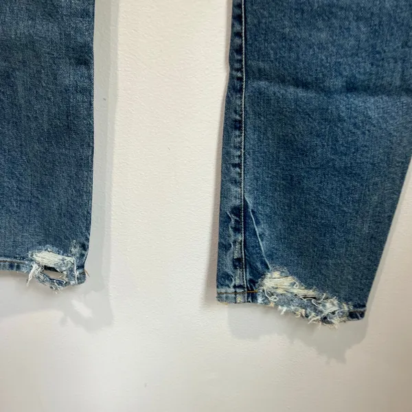AGOLDE Jeans‎ Toni Mid-Rise Casual Straight Size 31 Blue A133G-3002 - Image 4