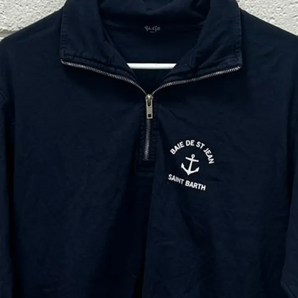 Brandy Melville John Galt Saint Barth Quarter Zip Pullover size S - Image 8