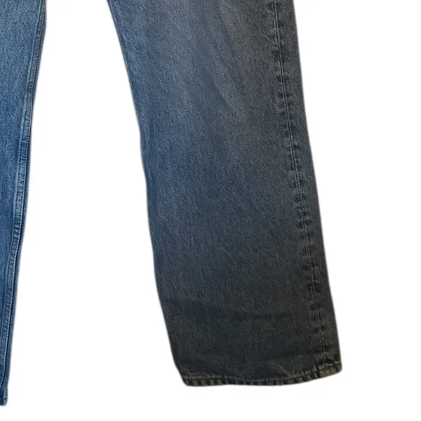 & OTHER STORIES Blue Stonewashed Denim Straight Leg Button-Fly Jeans - Sz 31/30 - Image 6