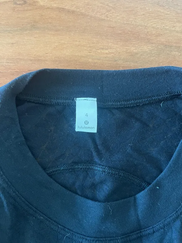 Lululemon Cinched Tank Top Black - Image 4