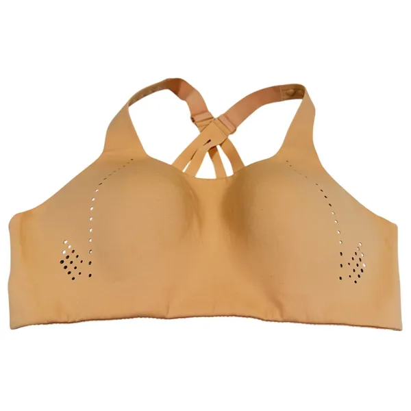 Lululemon AirSupport Sports Bra 34D High Impact Warm Apricot Orange Workout Run - Image 3
