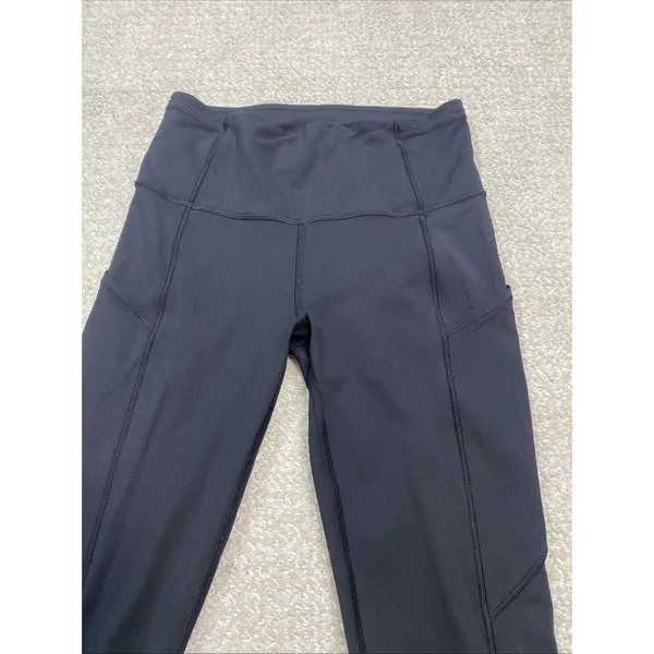 Lululemon Lead The Pack Reflective Tight 28" Black Running Leggings Size 4 - Image 10